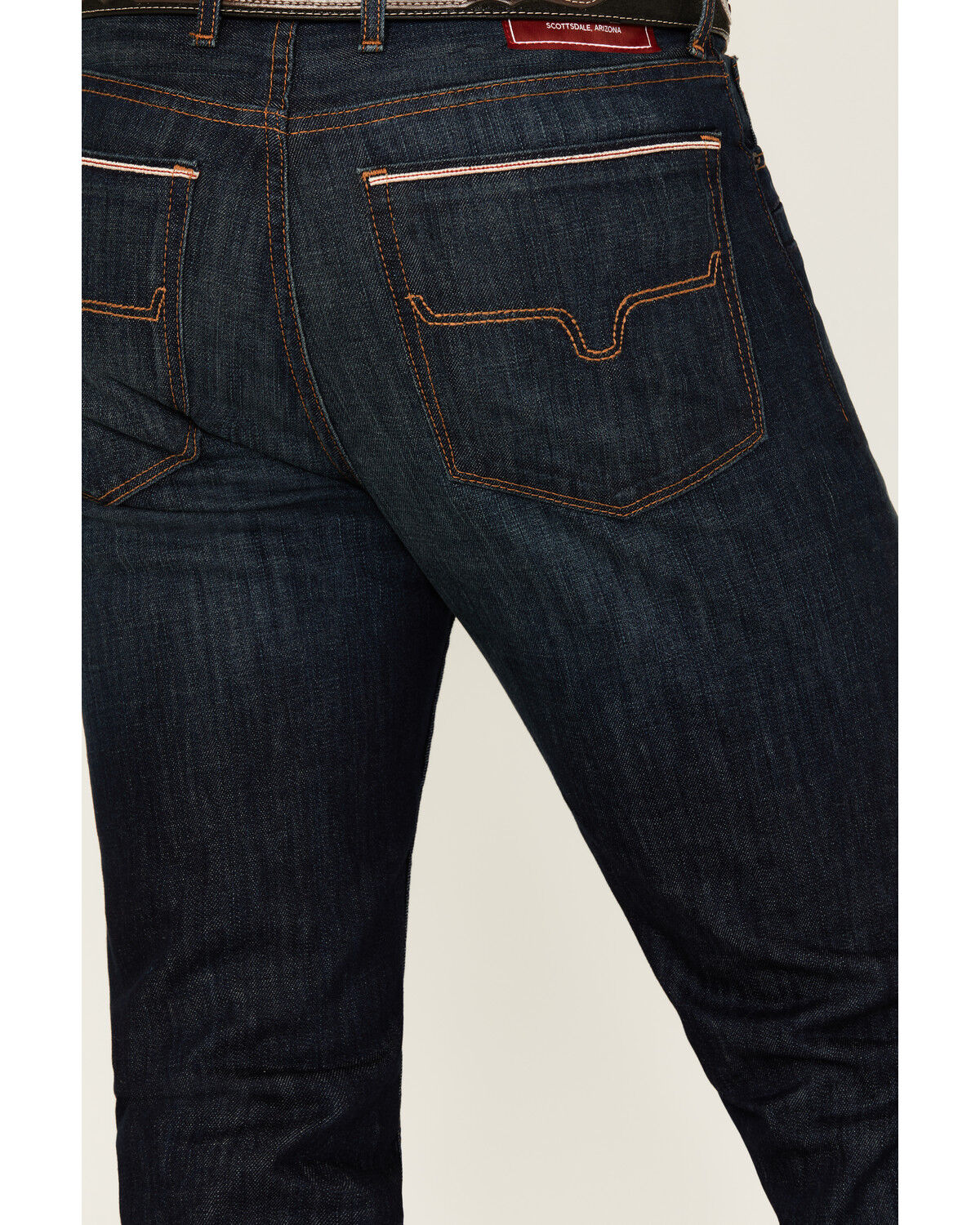 Image #4 - Kimes Ranch Men's Roger Dark Wash Stretch Slim Bootcut Jeans, Blue, hi-res