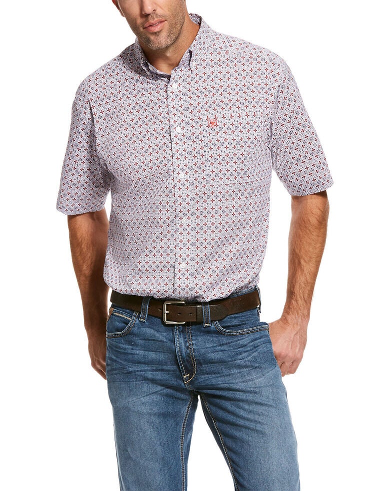 ariat short sleeve western shirts