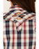 Image #3 - Ariat Girls' R.E.A.L Dynamic Plaid Print Southwestern Yoke Long Sleeve Western Shirt  , Multi, hi-res