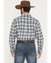 Image #4 - Cody James Men's Tennessee Trail Plaid Print Long Sleeve Button-Down Stretch Western Shirt, Blue, hi-res
