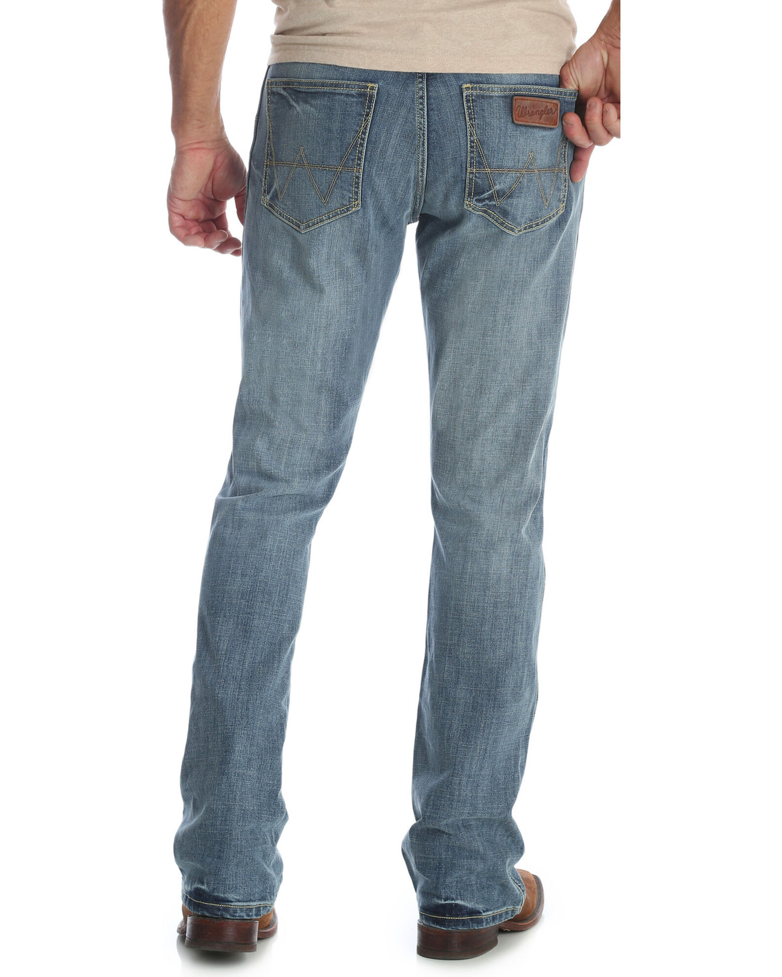 Wrangler retro slim boot stretch best sale