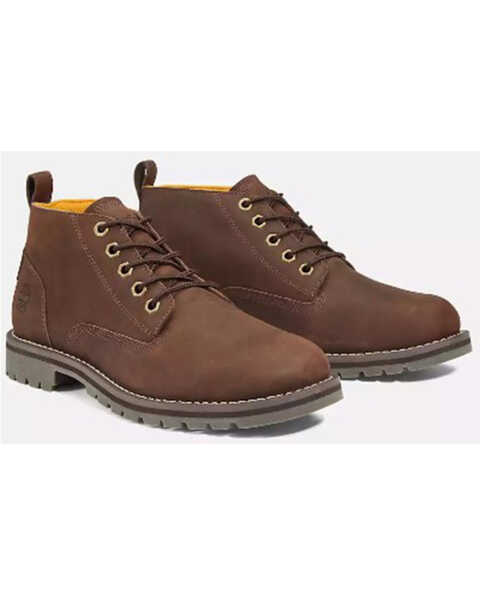 Timberland Men's Redwood Falls Waterproof Chukka Boots - Round Toe, Dark Brown, hi-res