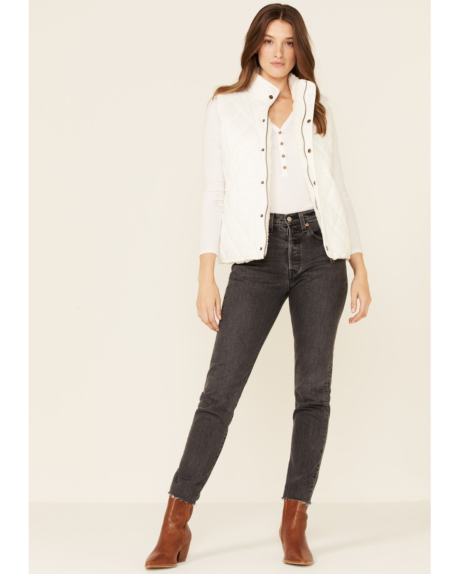 Katydid sherpa vest store