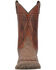 Image #4 - Laredo Men's Tusk Western Performance Boots - Broad Square Toe, Beige/khaki, hi-res