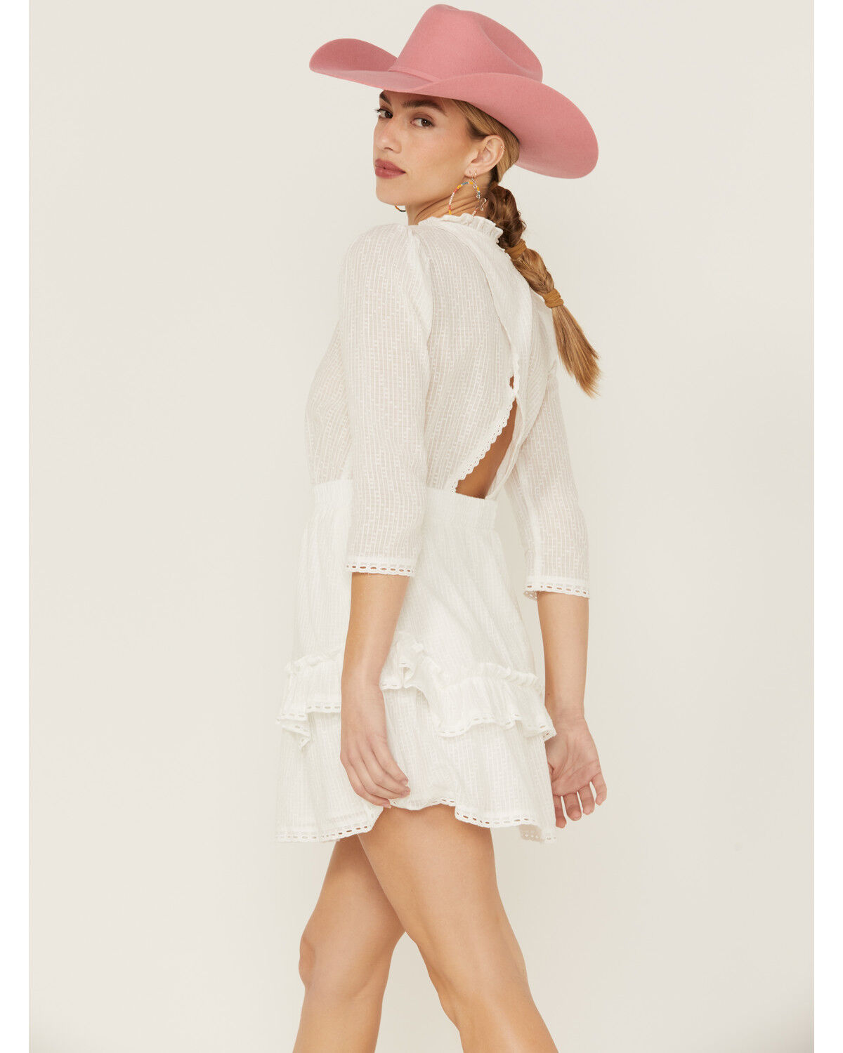 Image #3 - Heartloom Women's Kelsa Mini Dress, Ivory, hi-res