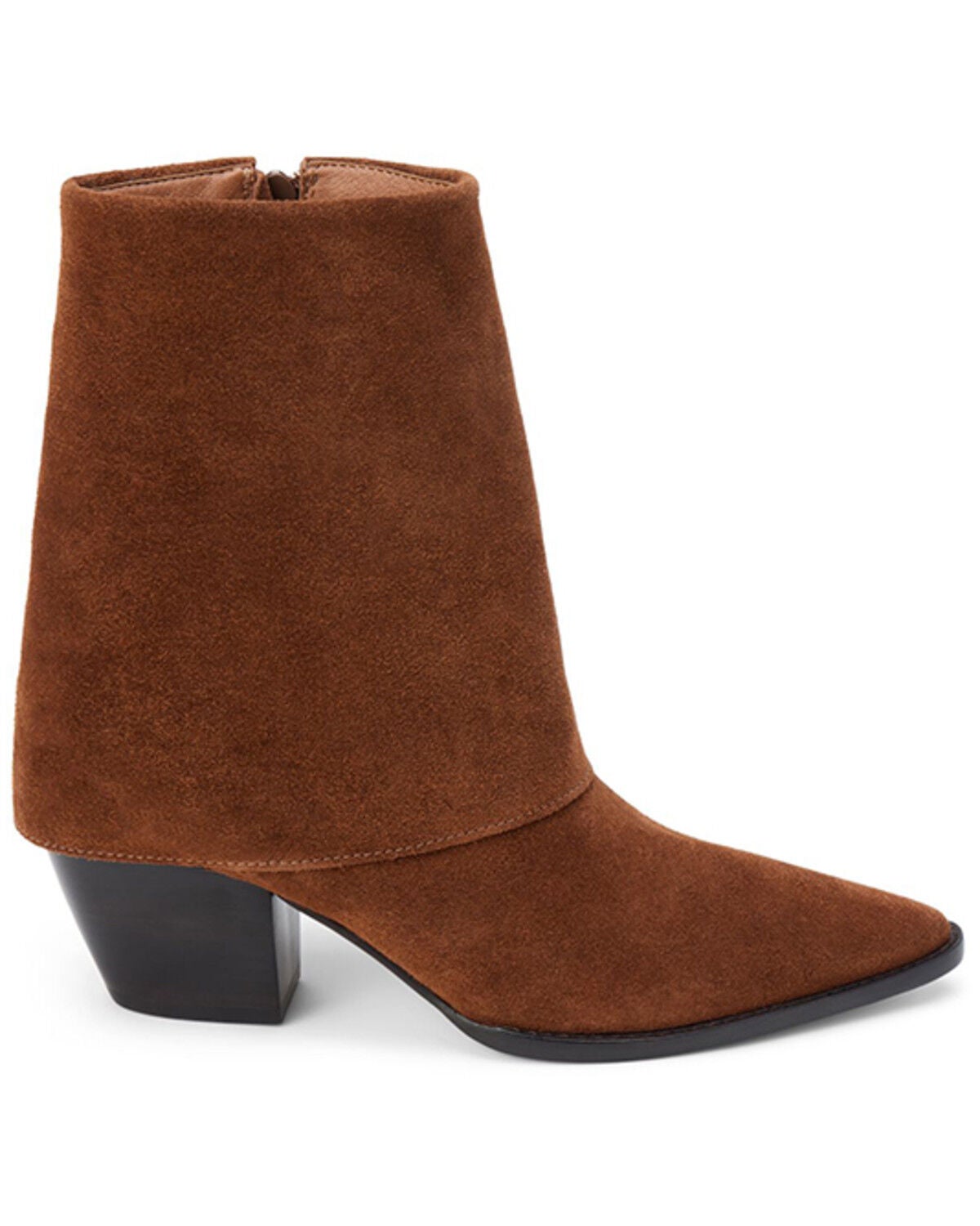 Image #2 - Matisse Women's Ella Suede Fashion Booties - Round Toe, Coffee, hi-res