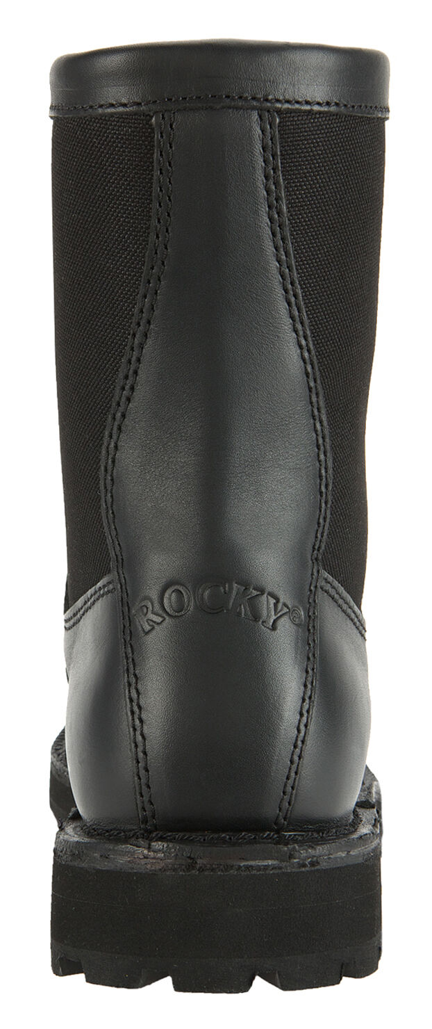 black rocky work boots