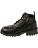 Image #2 - Milwaukee Leather Women's Low Cut Leather Lace To Toe Riding Boots - Round Toe, Black, hi-res