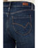 Cleo & Wolf Women's Alpine High Rise Mini Stretch Bootcut Jeans , Dark Wash, hi-res
