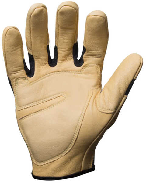 Image #3 - 212 Performance Men's FR Fabricator Cut 2 Leather Welding Gloves - Black , Black, hi-res