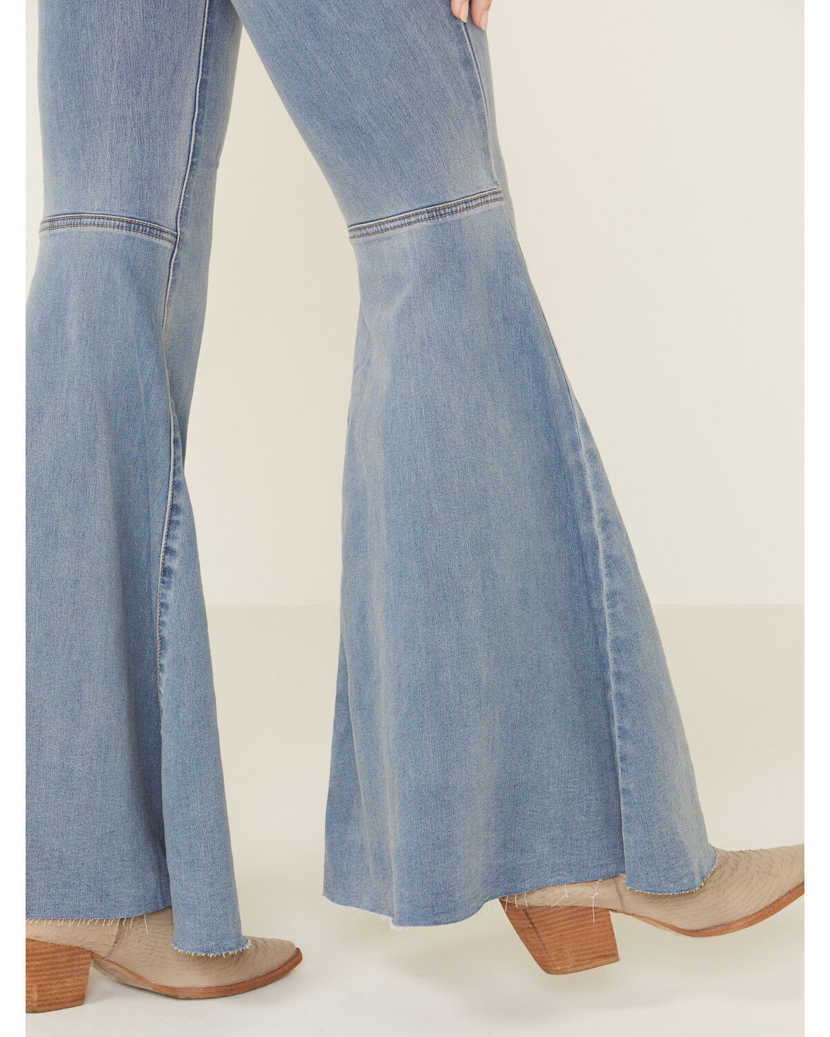 Image #5 - Free People Women's Light Wash High Rise Just Float On Flare Jeans, , hi-res