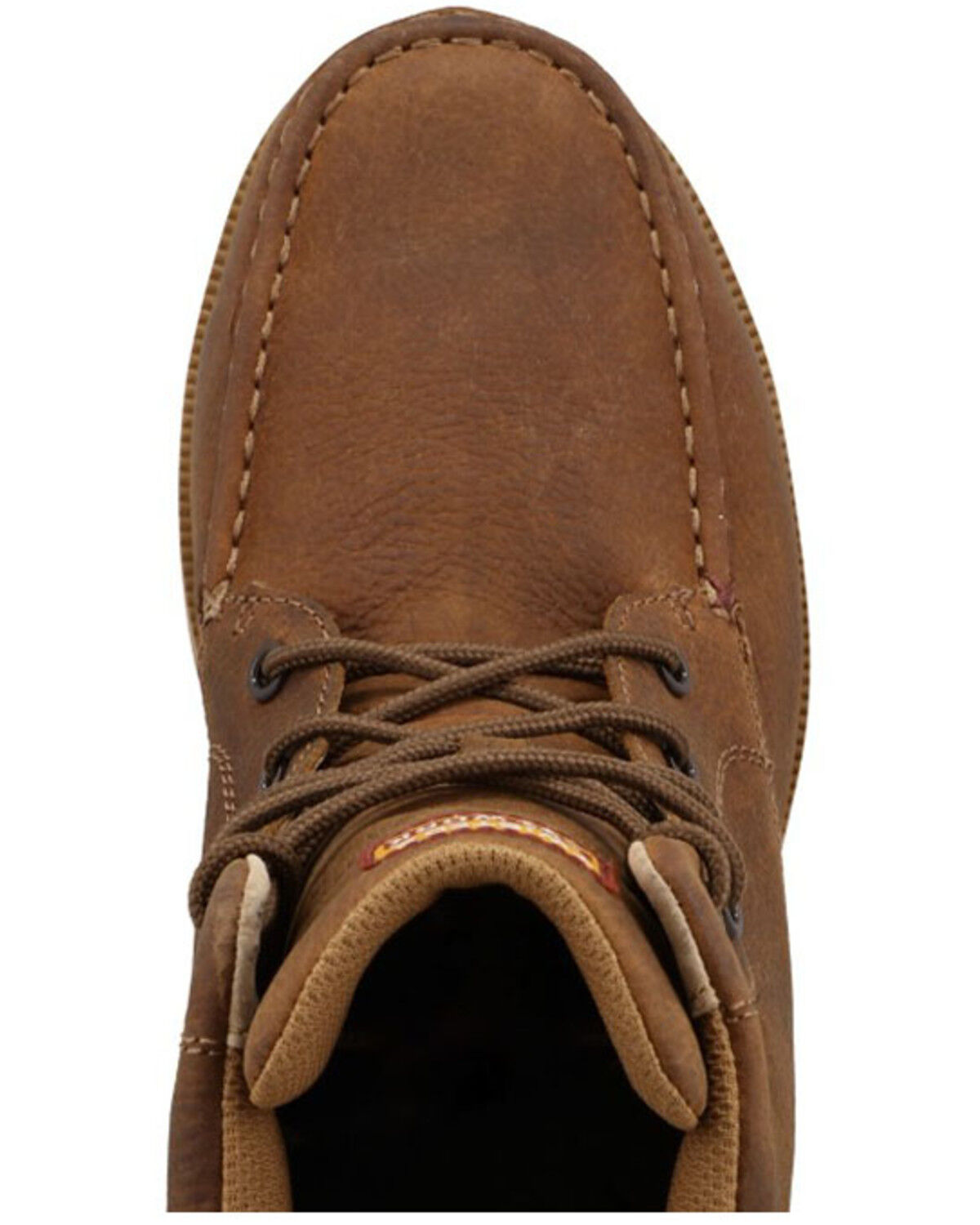 Image #6 - Twisted X Men's 6" Moc Work Boots - Composite Toe, Brown, hi-res