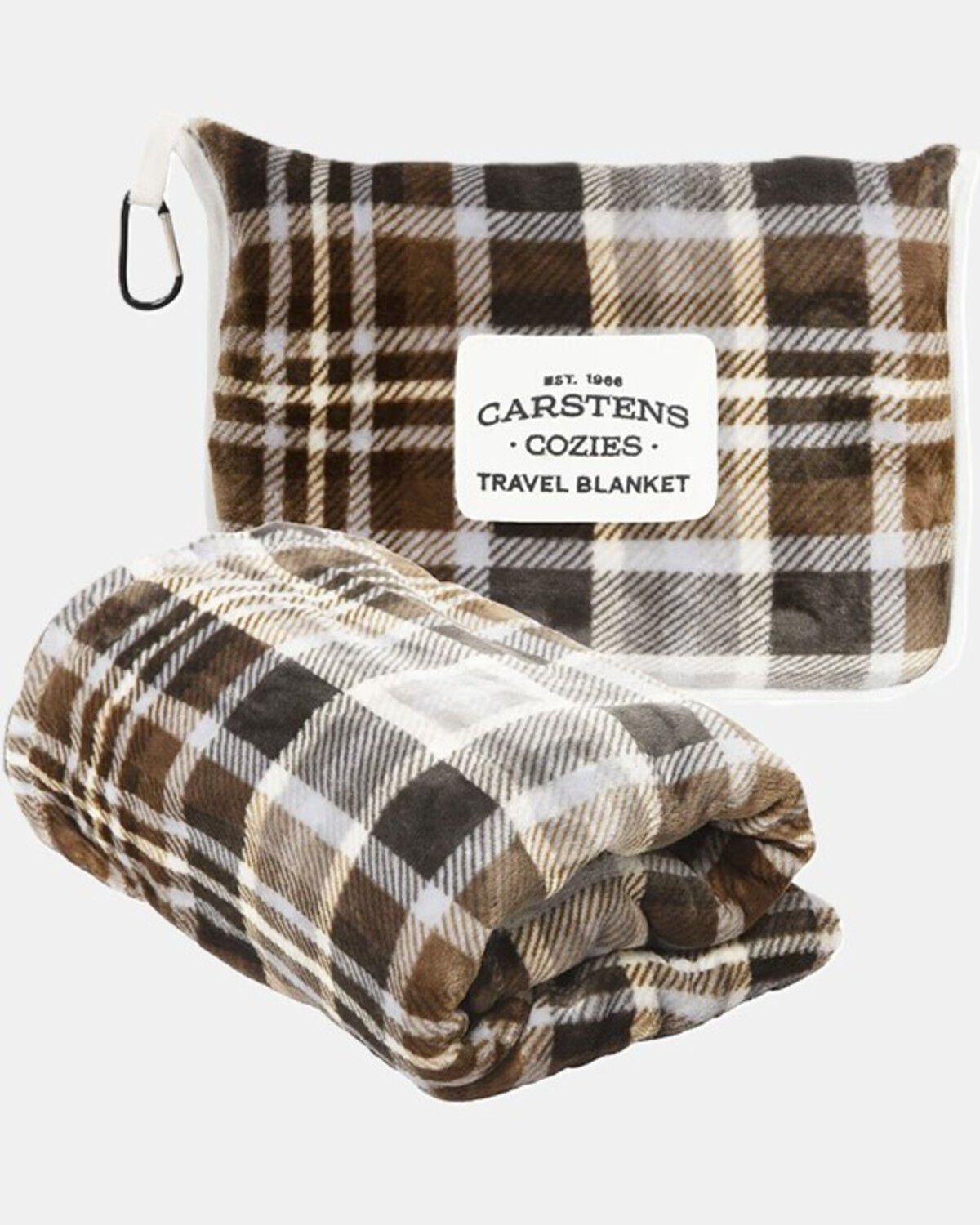 Carstens Home Chestnut Travel Blanket, Multi, hi-res