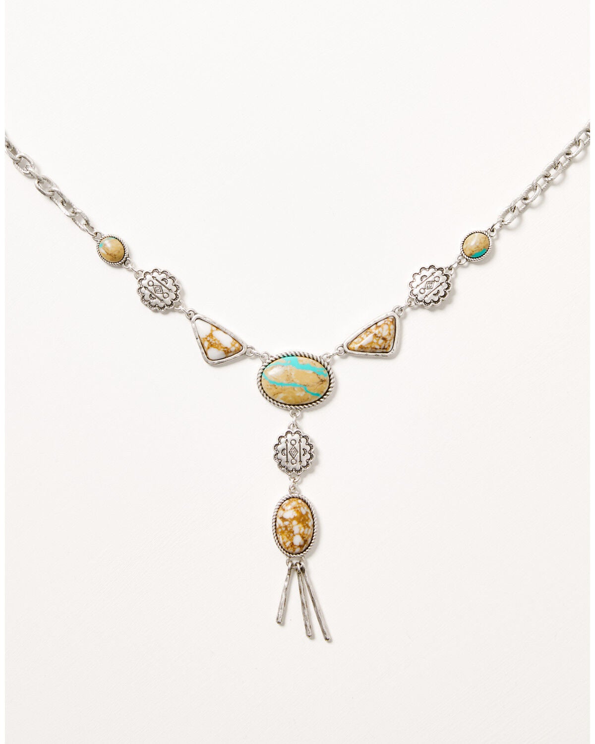 Shyanne Women's Sedona Sky Lariat Necklace, Silver, hi-res