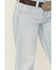 Image #2 - Ariat Girls' Light Wash Trouser Stretch Denim Jeans, Light Wash, hi-res