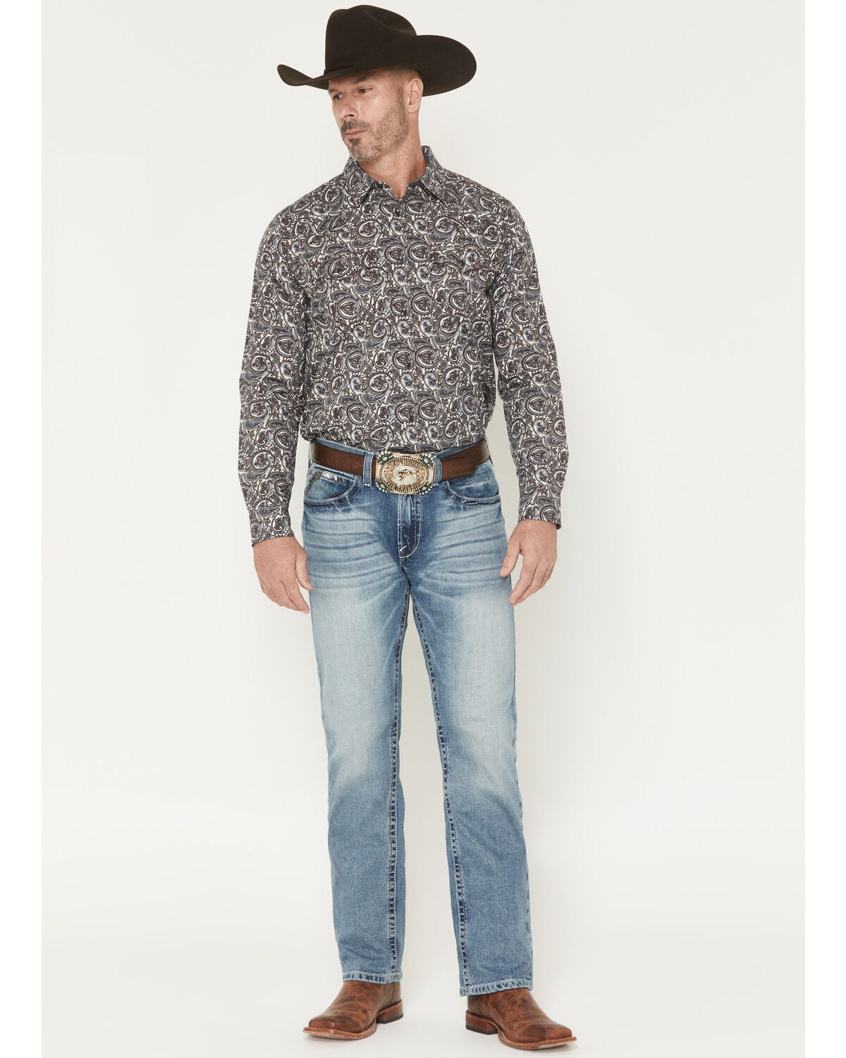 Ariat Men's M2 Stirling Light Wash Relaxed Fit Stretch Bootcut