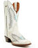 Image #1 - Dan Post Women's Darcy Western Boots - Square Toe, White, hi-res
