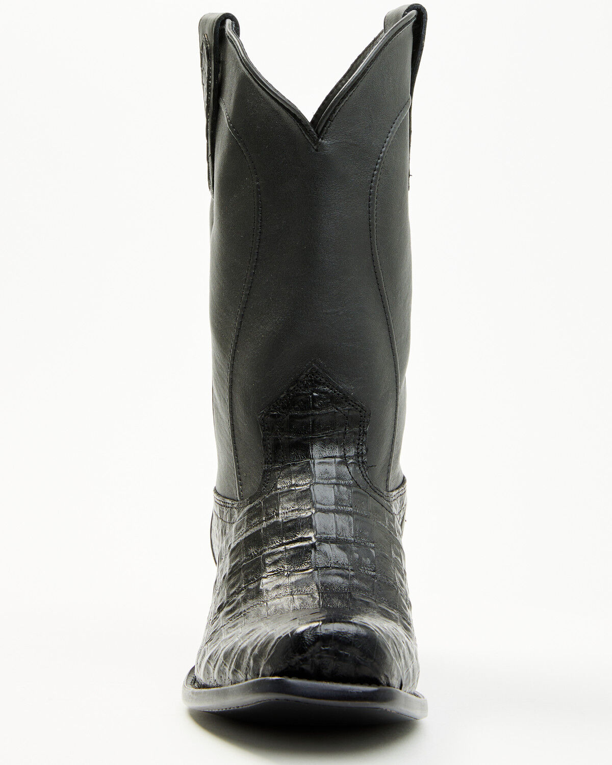 Image #4 - Cody James Black 1978® Men's Mason Exotic Caiman Belly Western Boots - Square Toe, Black, hi-res