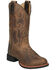 Image #1 - Smoky Mountain Little Boys' Showdown Western Boots - Round Toe, Brown, hi-res