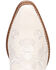 Image #6 - Dingo Women's Sweetheart Embroidered Booties - Round Toe, White, hi-res