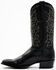 Cody James Men's Exotic Ostrich Leg Western Boots - Medium Toe, Black, hi-res