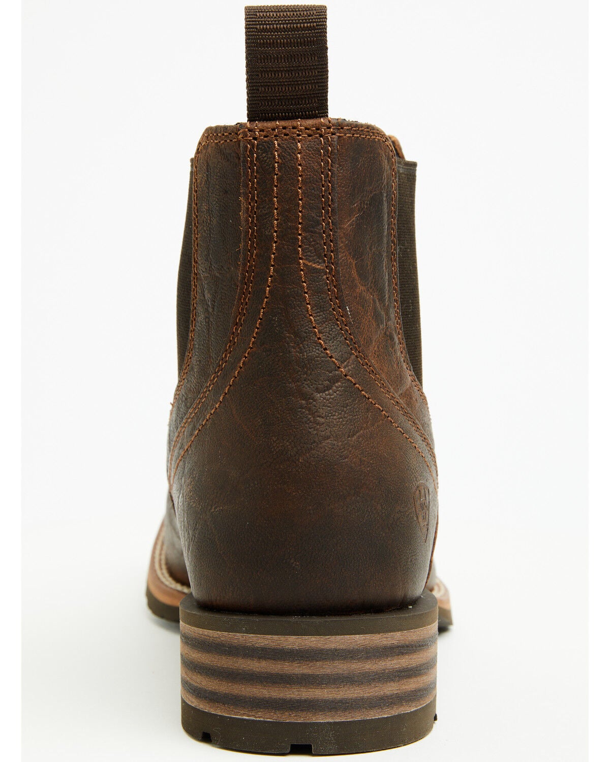 Image #5 - Ariat Men's Elephant Print Hybrid Low Boy Chelsea Boots - Broad Square Toe, Brown, hi-res