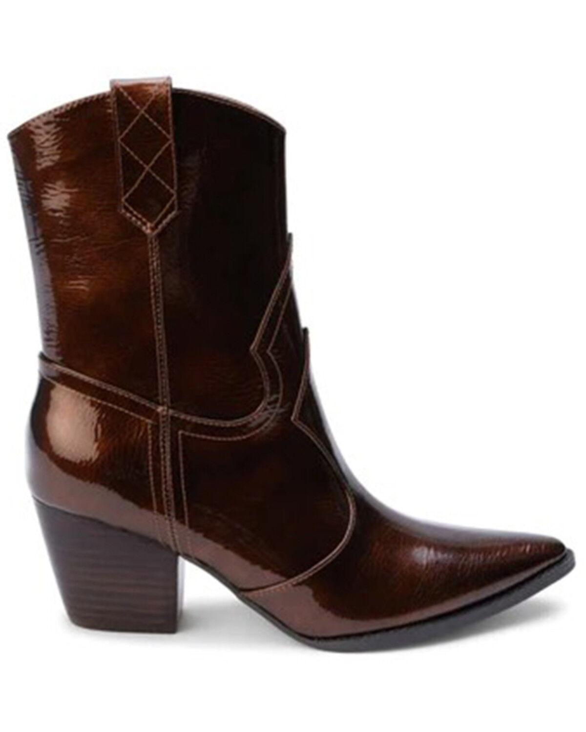 Image #2 - Matisse Women's Bambi Fashion Booties - Round Toe, Bronze, hi-res