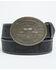 Image #1 - Cody James Men's God Bless America Tooled Buckle Belt, Black, hi-res