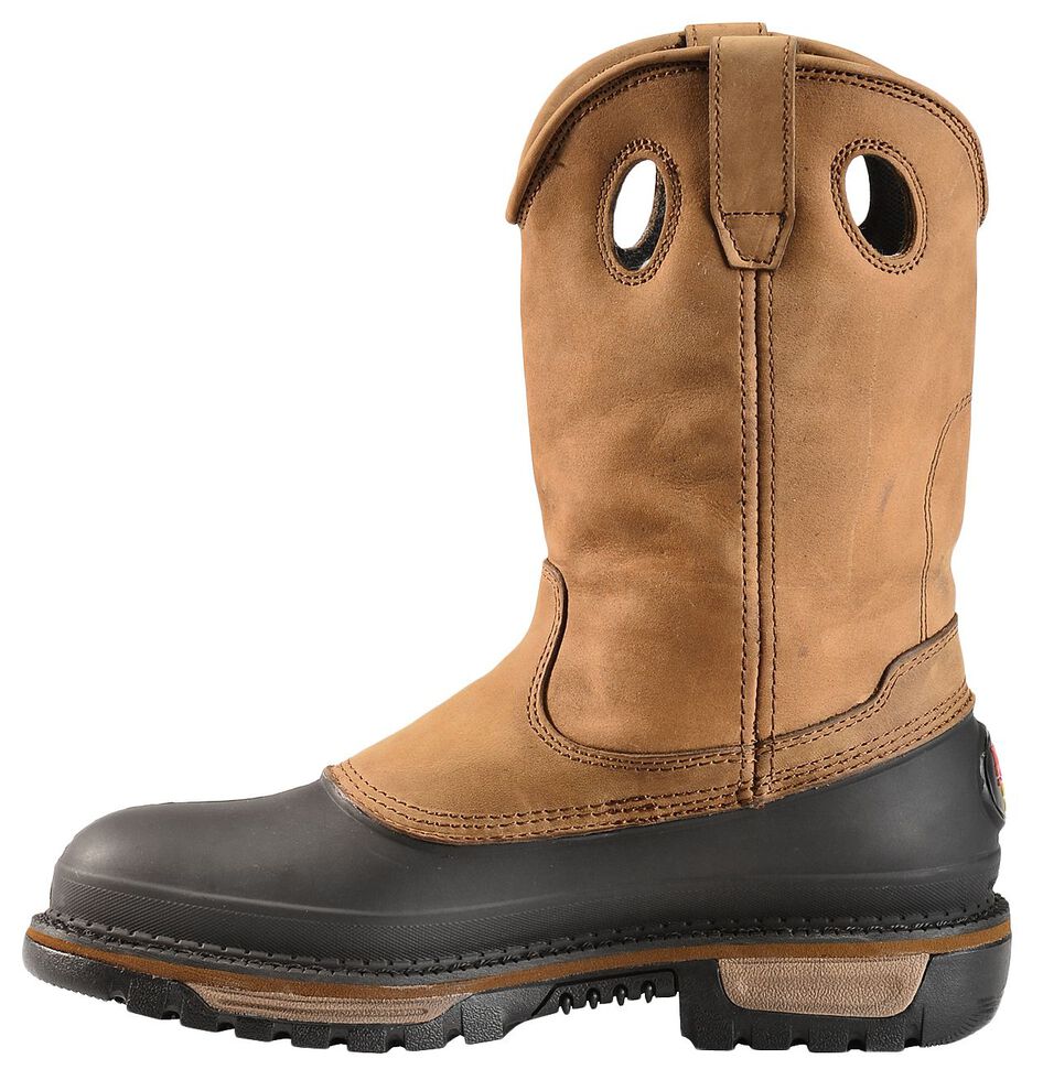 Mud Dog Waterproof PullOn Work Boots Steel Toe Sheplers
