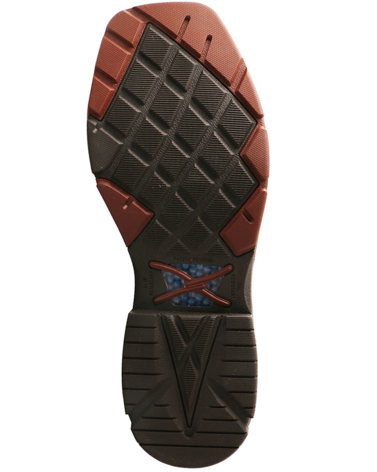 Image #6 - Twisted X Men's CellStretch Western Work Boots - Alloy Toe, Burgundy, hi-res
