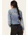 Image #4 - Shyanne Women's Cataline Light Medium Wash Cropped Denim Jacket, Light Wash, hi-res