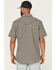 Image #4 - Moonshine Spirit Men's Checkers Plaid Print Short Sleeve Snap Western Shirt, Tan, hi-res