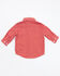 Cinch Infant Boys' Geo Print Long Sleeve Button-Down Western Shirt, Red, hi-res