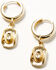 Image #4 - Shyanne Women's Golden Charm Earring Set - 3 Piece, Gold, hi-res