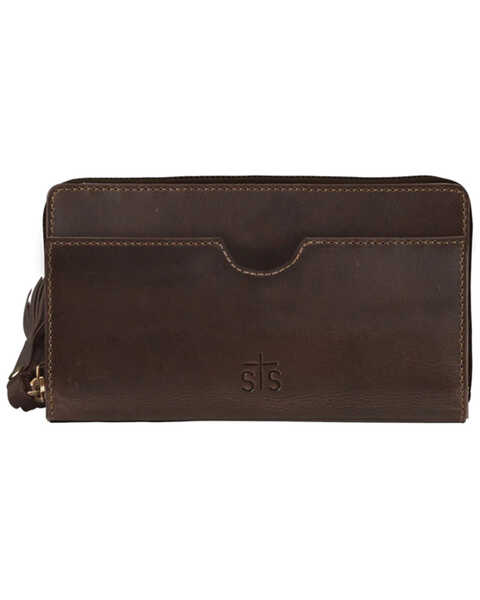 STS Ranchwear By Carroll Women's Basic Bliss Chocolate Audie Bifold Wallet, Chocolate, hi-res