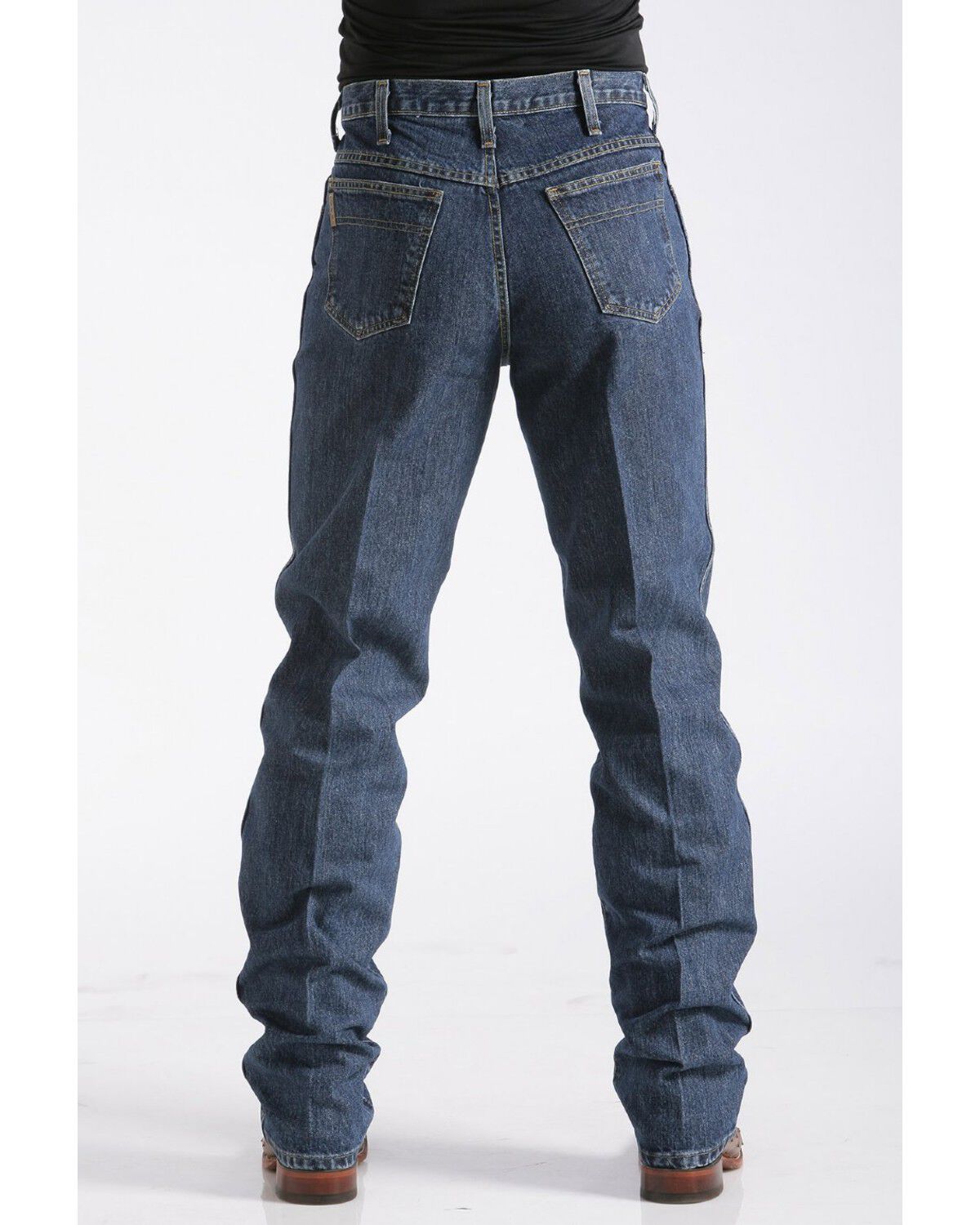 Image #2 - Cinch Men's Green Label Dark Wash Relaxed Denim Jeans, Blue, hi-res