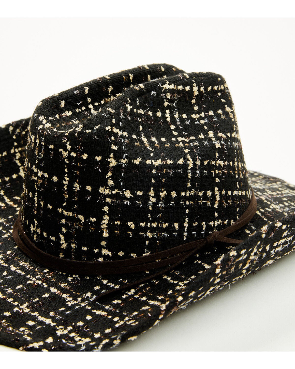 Image #2 - Shyanne Women's Tweed Cowboy Hat, Black, hi-res