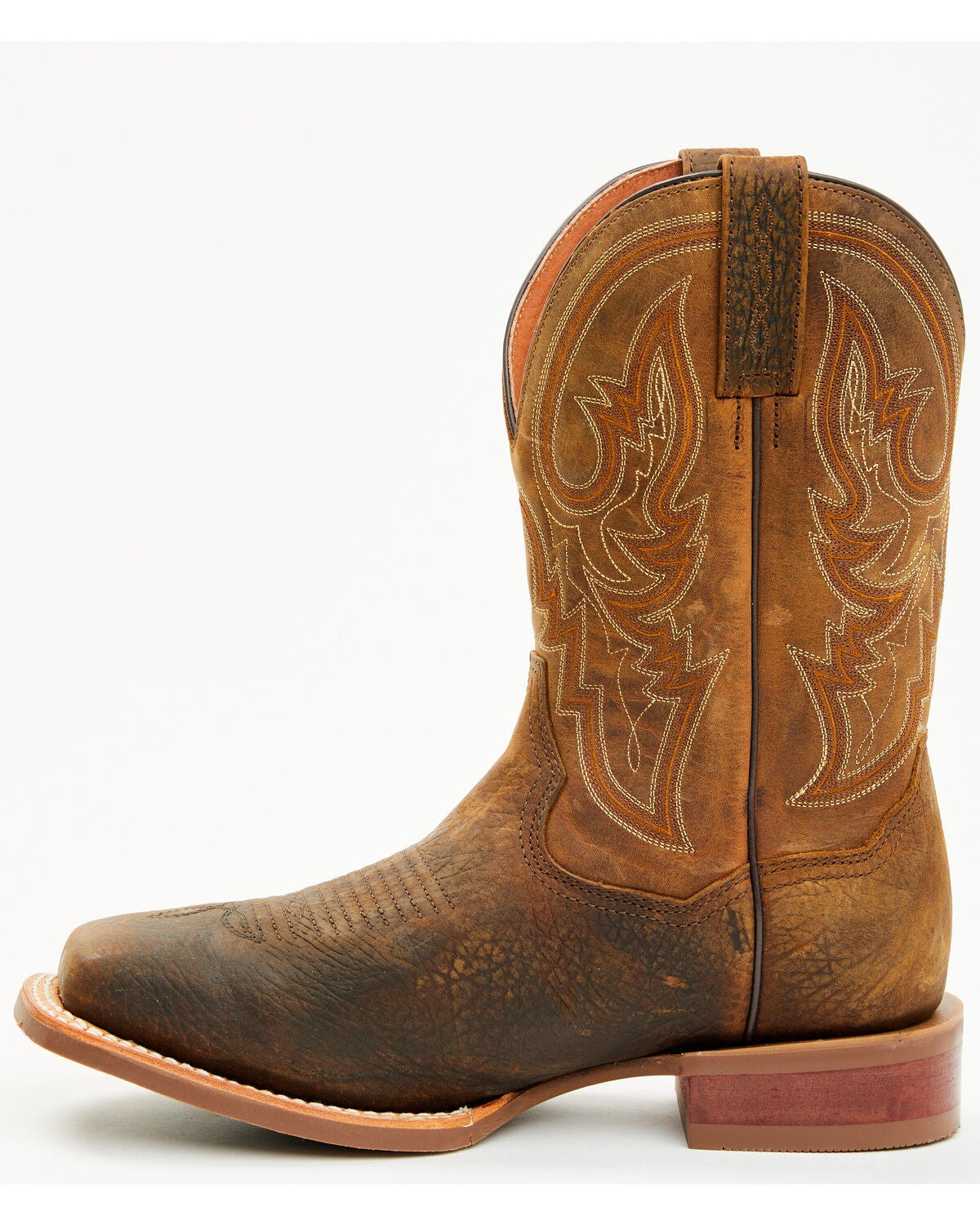 Image #3 - Dan Post Men's Brigston Performance Western Boots - Broad Square Toe, Chocolate, hi-res