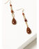 Image #1 - Shyanne Women's Summer Moon Antique Gold Chain Drop Earrings, Gold, hi-res