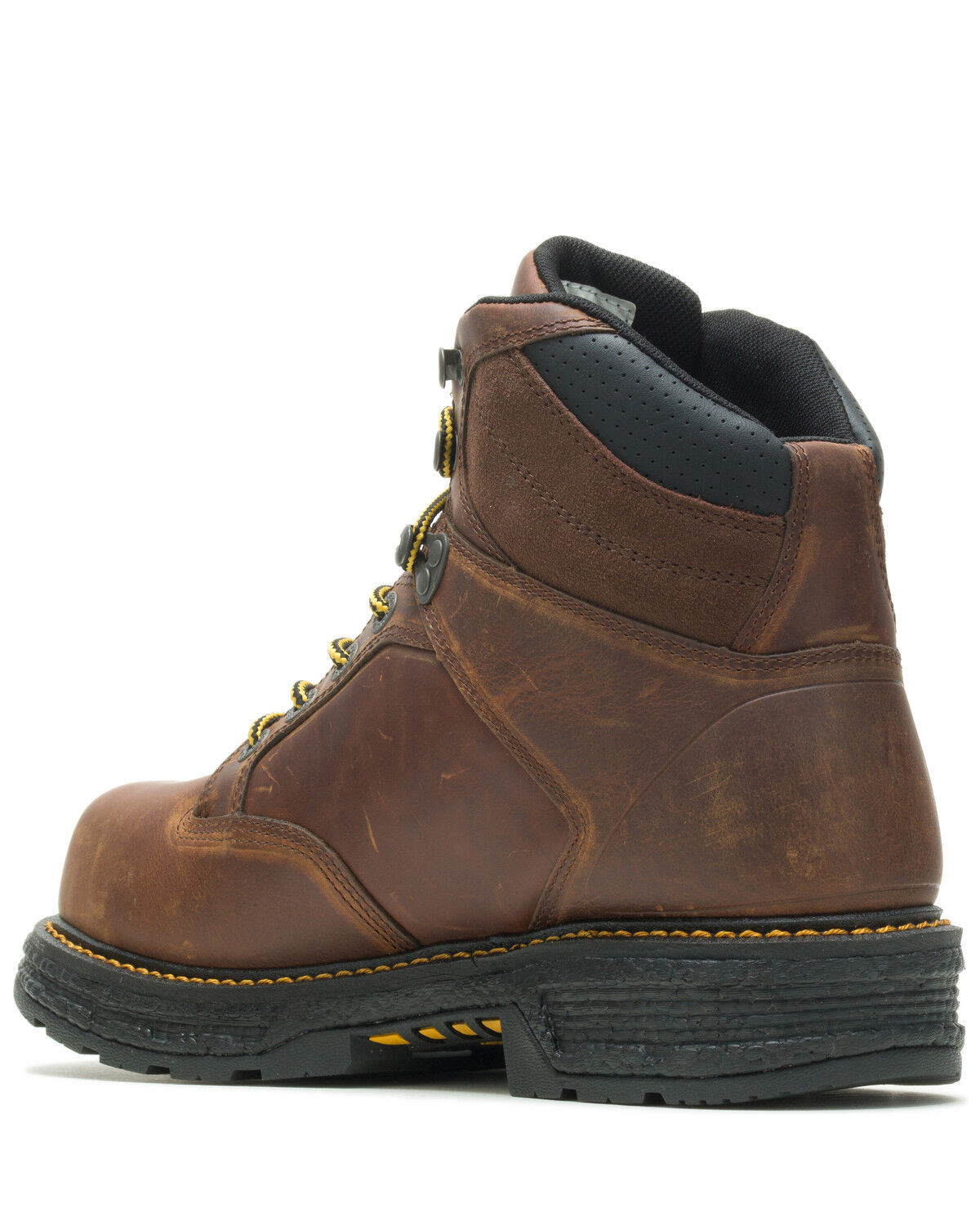 Image #3 - Wolverine Men's Hellcat Waterproof Work Boots - Soft Toe, Brown, hi-res