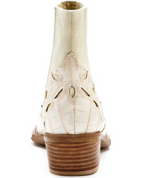 Image #5 - Matisse Women's Milo Western Booties - Snip Toe, Ivory, hi-res