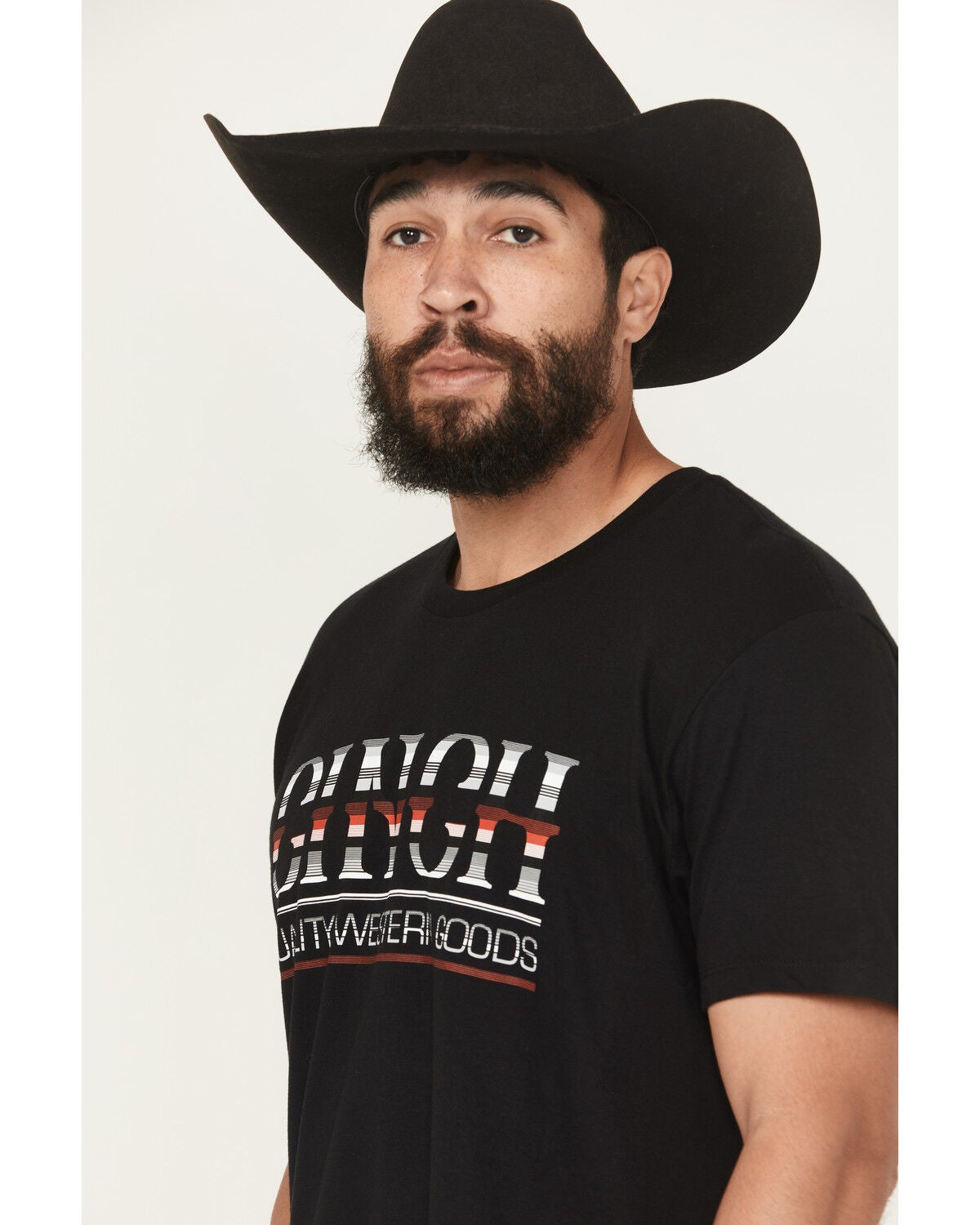 Image #2 - Cinch Men's Quality Western Goods Short Sleeve Graphic T-Shirt, Black, hi-res