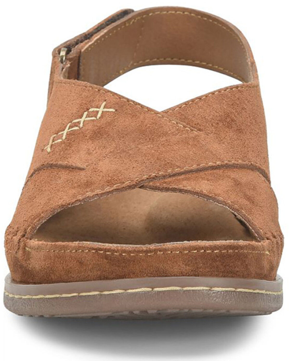 Image #4 - Born Women's Ebba Suede Sandals, Brown, hi-res