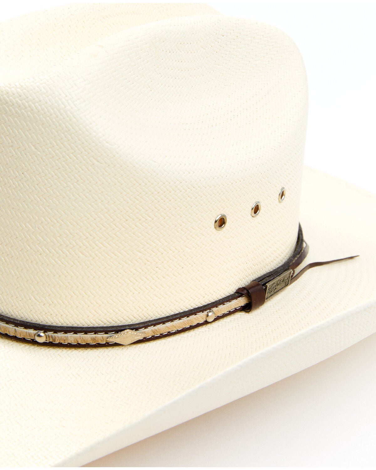 Image #3 - Larry Mahan 10X Brindle Straw Hat, , hi-res