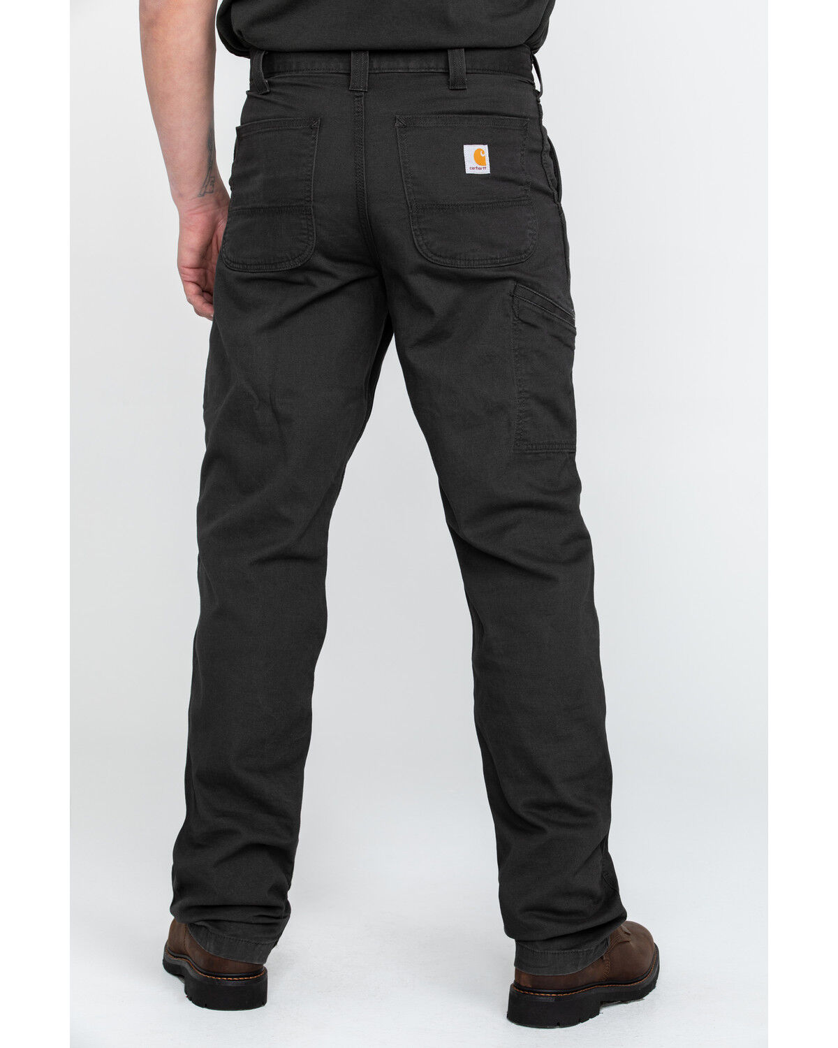 Image #1 - Carhartt Men's Peat Rugged Flex Rigby Dungaree Work Pants, Loden, hi-res