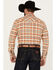 Image #4 - Pendleton Men's Wyatt Plaid Print Long Sleeve Snap Western Flannel Shirt, Tan, hi-res