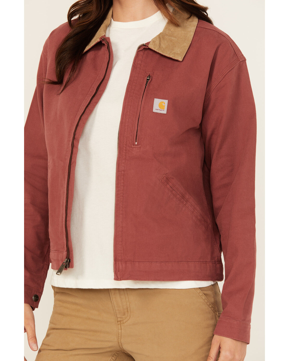 Carhartt Women's Rugged Flex® Loose Fit Canvas Detroit