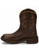 Image #3 - Justin Women's Gemma Shetland Western Boots - Round Toe, Dark Brown, hi-res