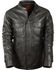 Image #1 - Milwaukee Leather Men's Black Club Style Shirt Jacket - Big 4X, Black, hi-res