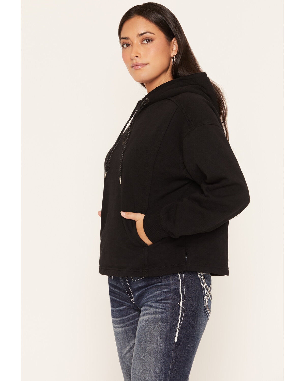 Image #2 - Ariat Women's Daydreamer Hoodie, Black, hi-res